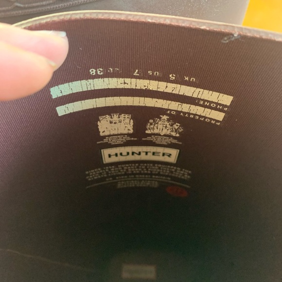 Hunter rain boots - Picture 6 of 7